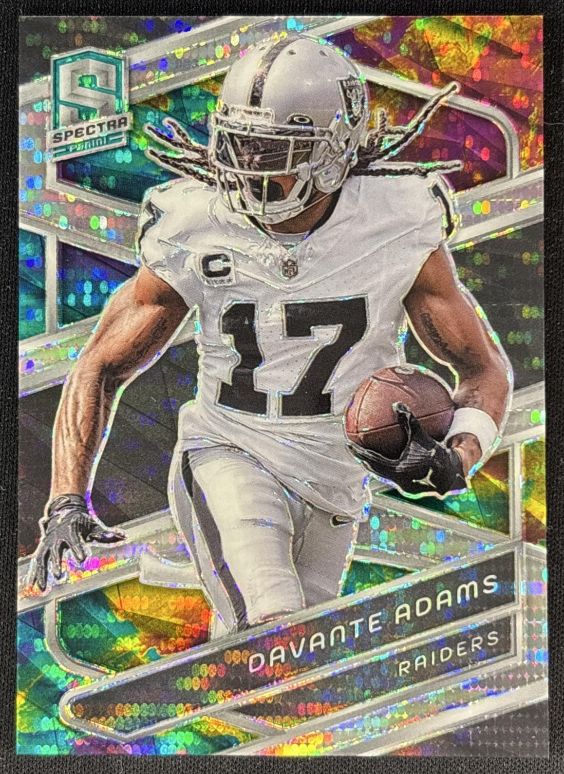 Davante Adams 2024 Panini Spectra Celestial /99 Raiders front