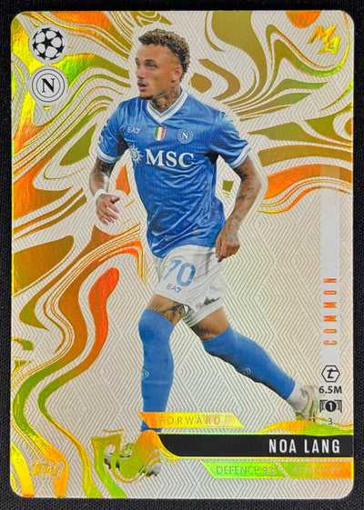 Noa Lang 2025 Topps Match Attax Madness UEFA Champions League Common Napoli Sports Trading Cards