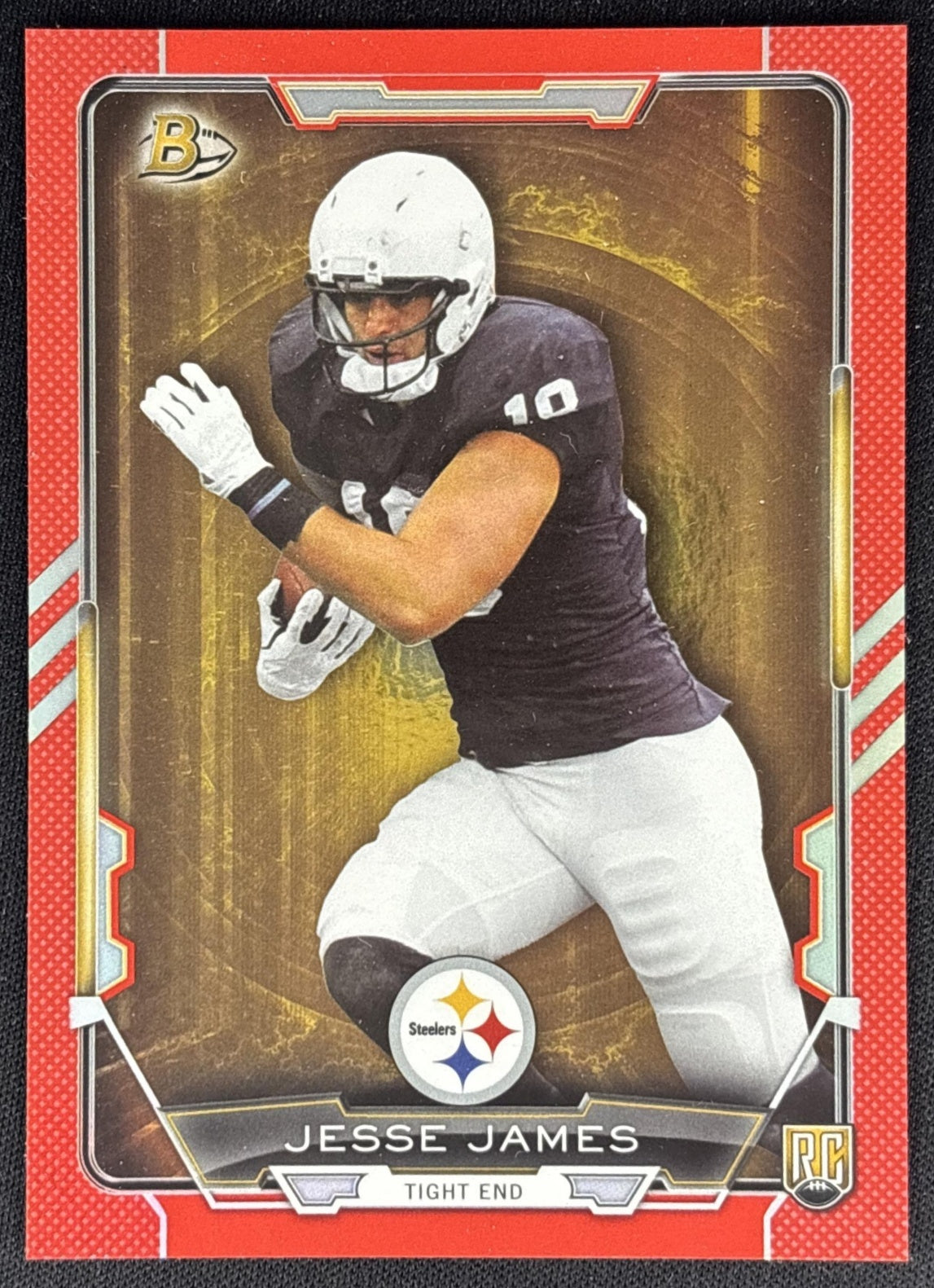 Jesse James 2015 Bowman Rookies Red /199 Steelers
