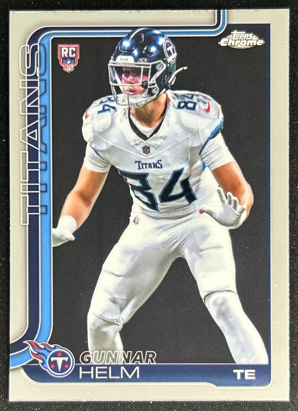 Gunnar Helm 2025 Topps Chrome Rookie Titans Sports Trading Cards