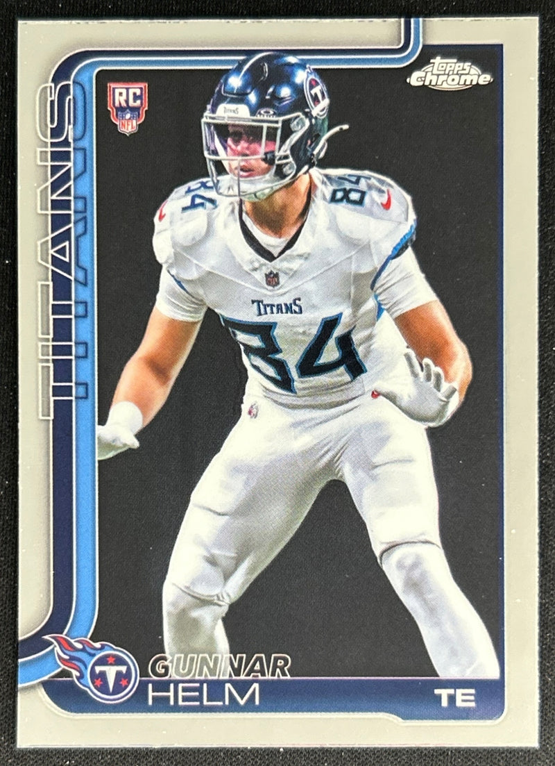 Gunnar Helm 2025 Topps Chrome Rookie Titans