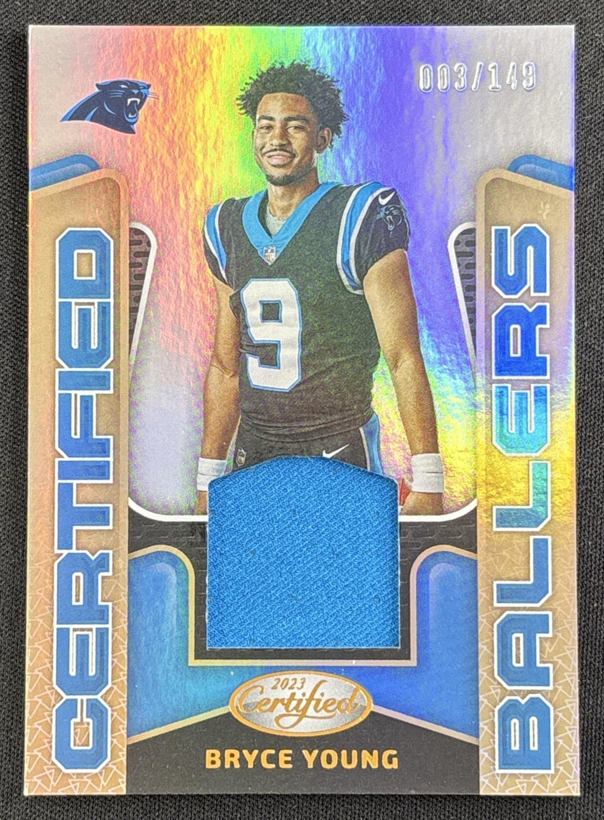 Bryce Young 2023 Panini Certified Ballers Mirror Bronze /149 Panthers