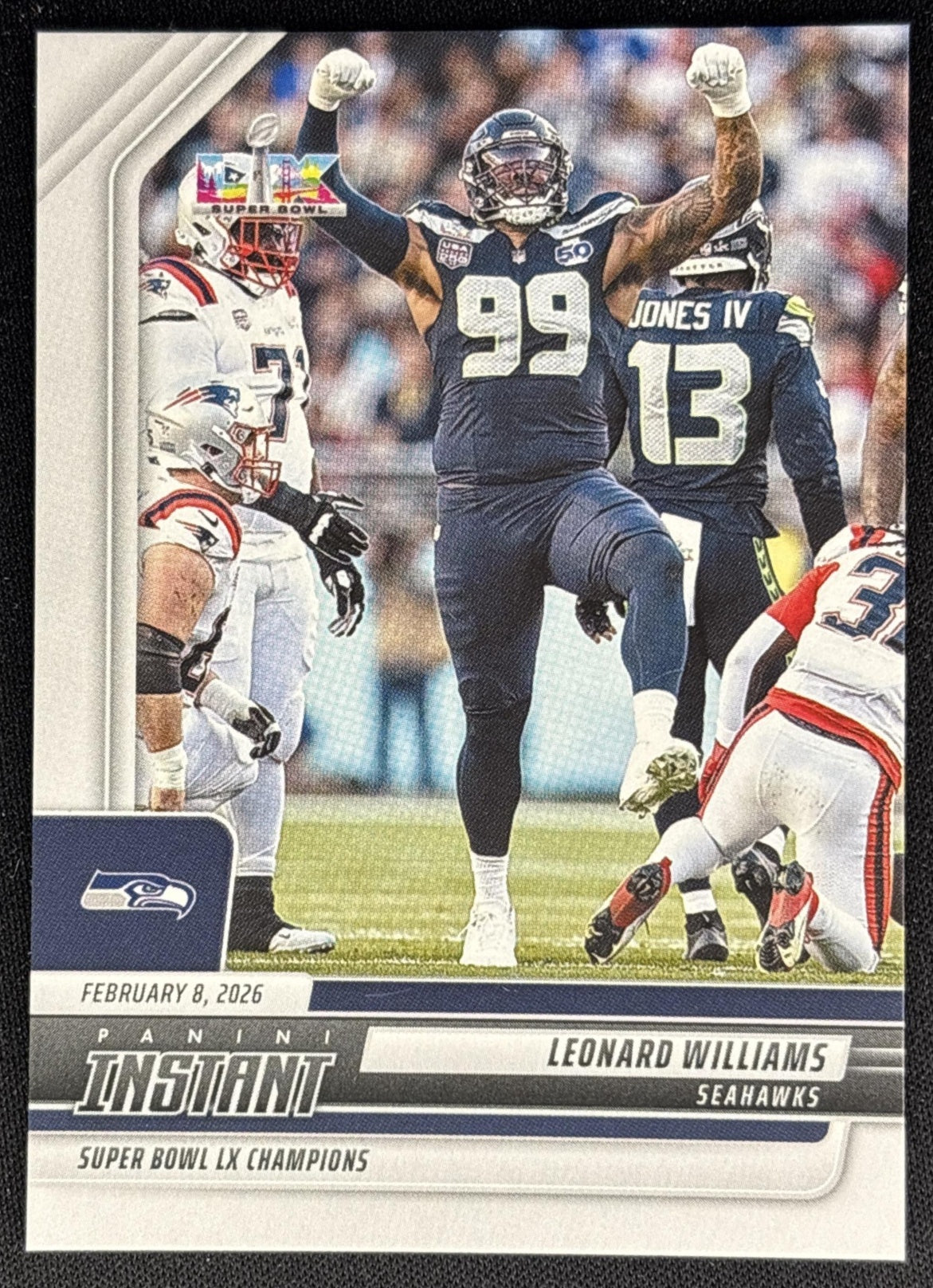Leonard Williams 2026 Panini Instant Super Bowl LIX Champions Seattle Seahawks