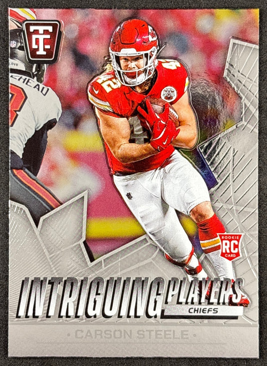 Carson Steele 2024 Totally Certified Intriguing Players Chiefs Sports Trading Cards
