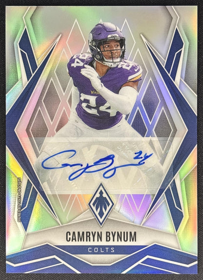 Camryn Bynum 2025 Panini Phoenix Auto /199 Colts Sports Trading Cards