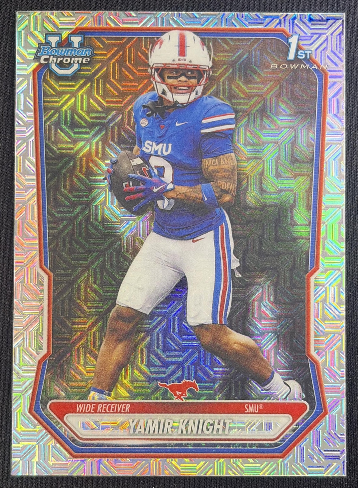 Yamir Knight 2026 Bowman Chrome Prospects Mojo Refractor Mustangs