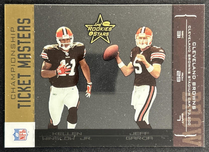 Jeff Garcia 2004 Donruss Classics Dress Code Jerseys /250 Browns front