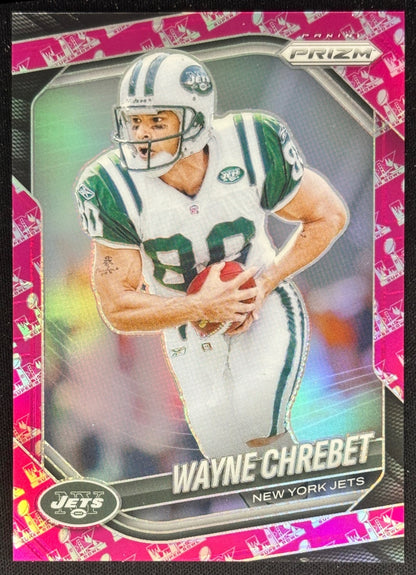 Wayne Chrebet 2025 Panini Prizm Super Bowl LX /60 Jets Sports Trading Cards