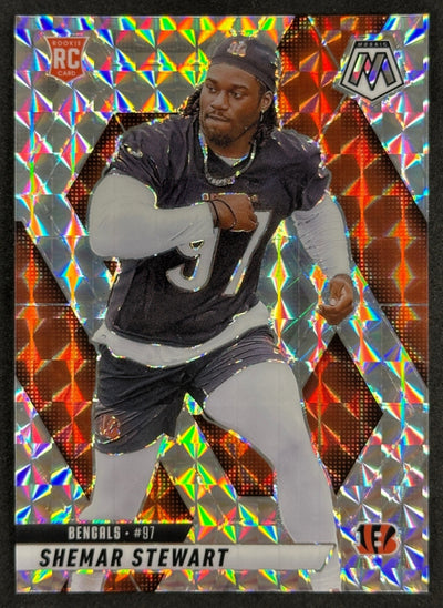 Shemar Stewart 2025 Mosaic Rookies Mosaic Prizm Bengals Sports Trading Card