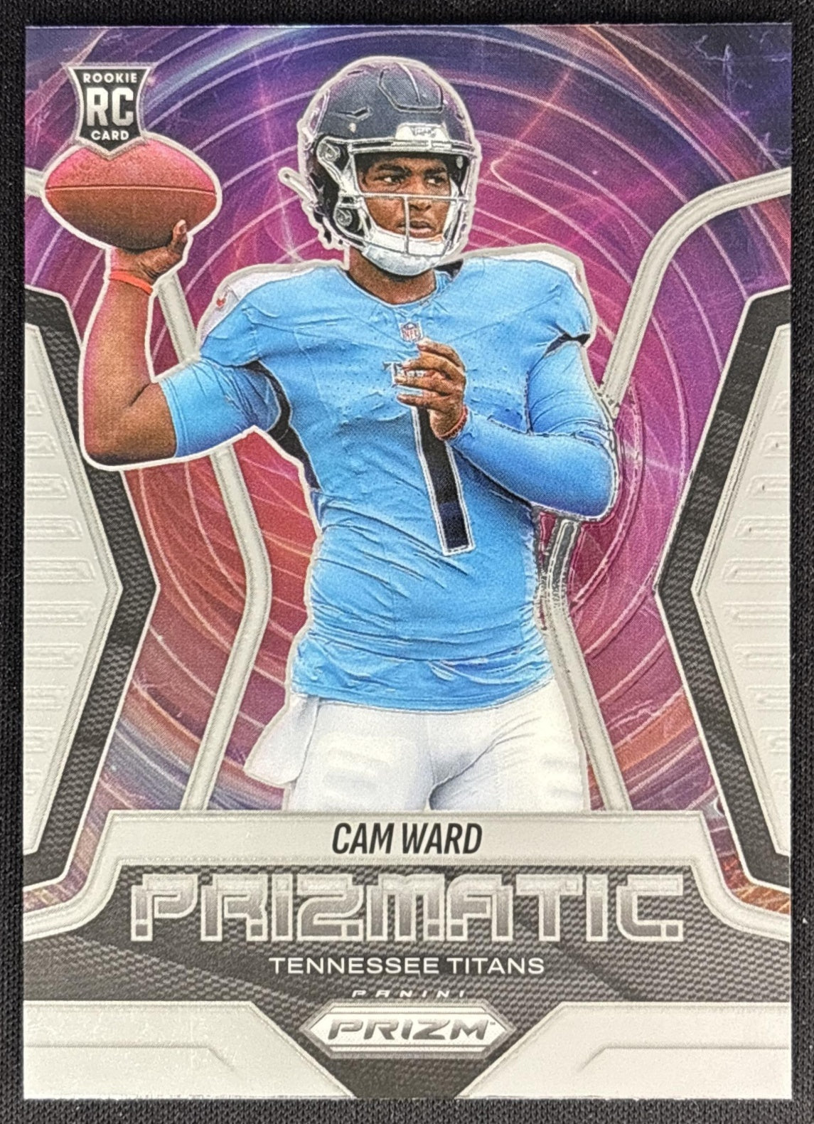 Cam Ward 2025 Panini Prizm Prizmatic Titans Default Title Sports Trading Cards