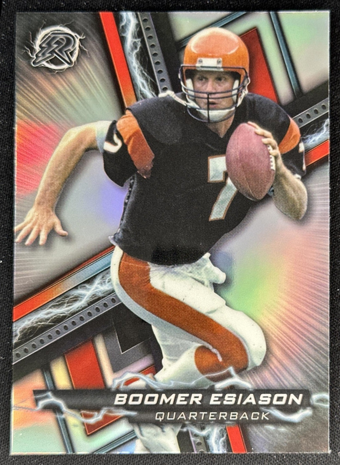 Boomer Esiason 2023 Topps Composite Resurgence Refractor Bengals front
