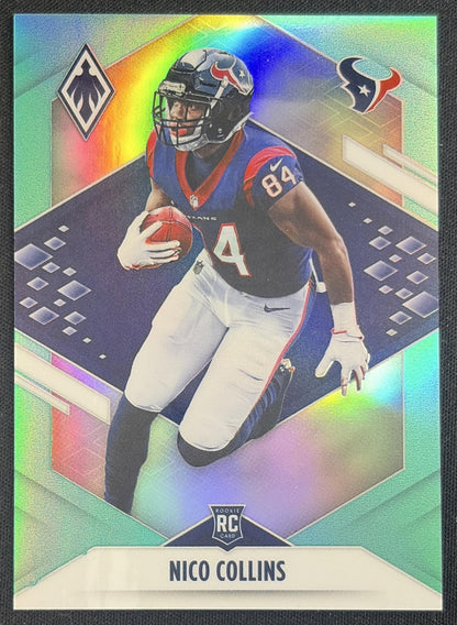 Nico Collins 2021 Panini Phoenix Teal /150 Texans Sports Trading Card