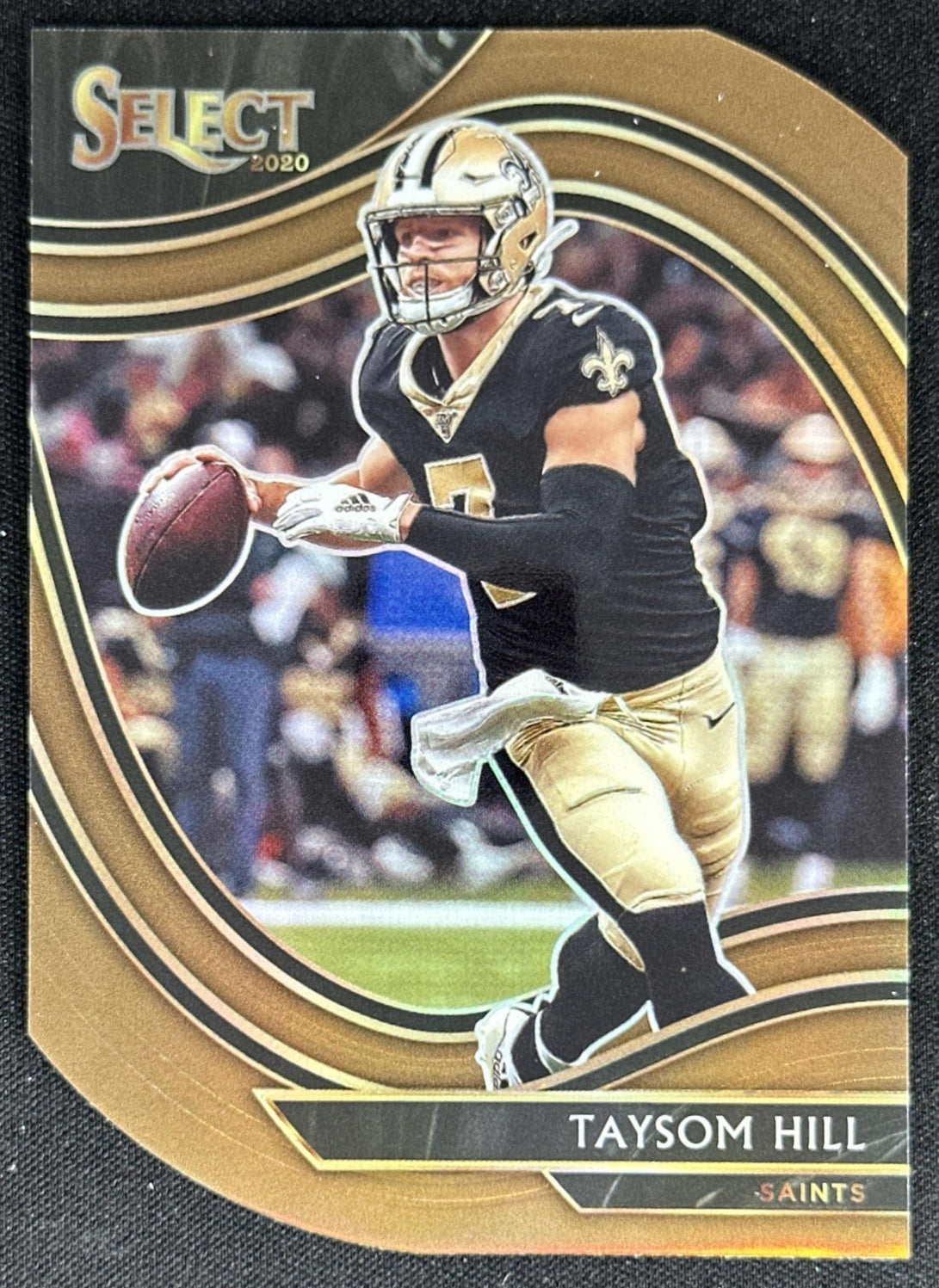 Taysom Hill 2020 Panini Select Copper Prizm Die Cut /355 Saints