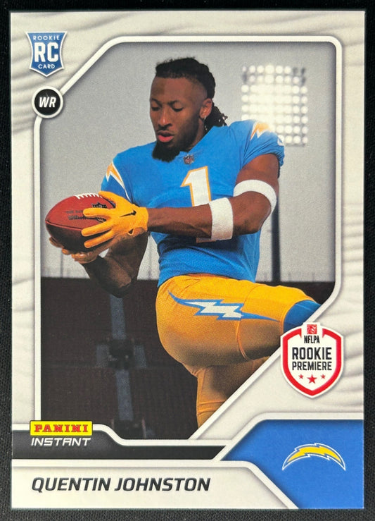 Quentin Johnston 2023 Panini Instant NFL RPS First Look Chargers
