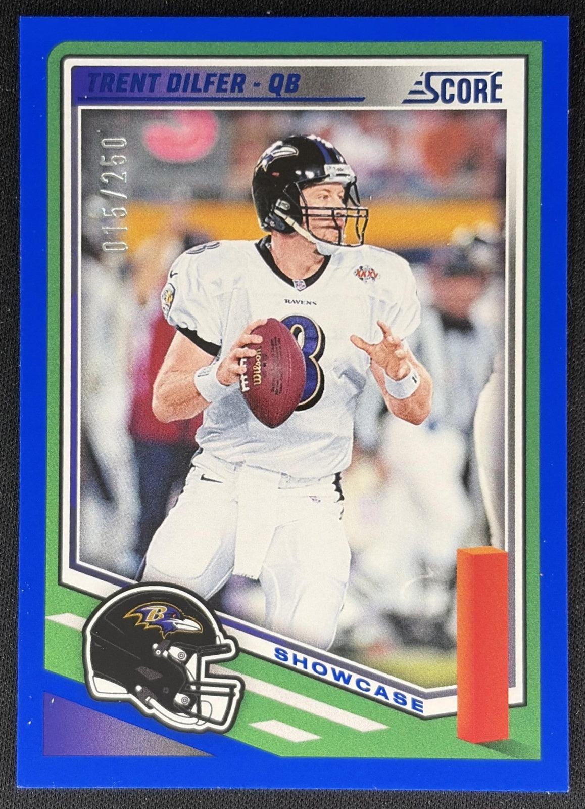 Trent Dilfer 2025 Panini Score Showcase /250 Ravens