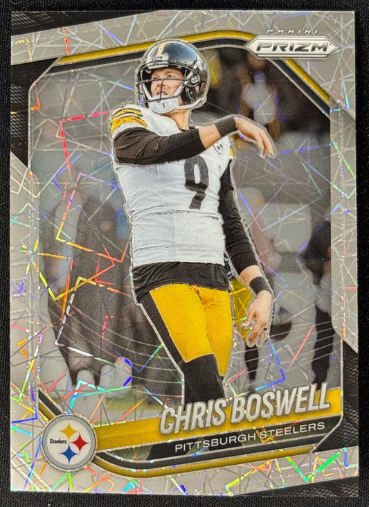 Chris Boswell 2025 Prizm Lazer Prizms Steelers - Front