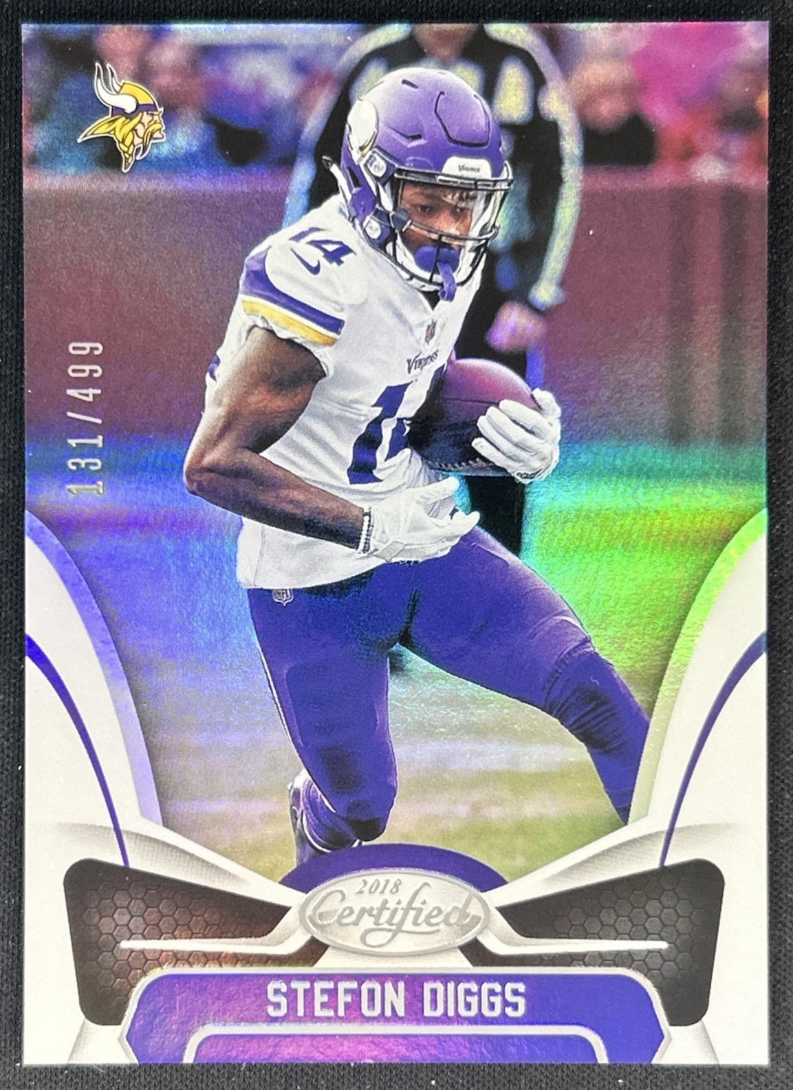 Stefon Diggs 2018 Panini Certified Mirror Silver /499 Vikings front