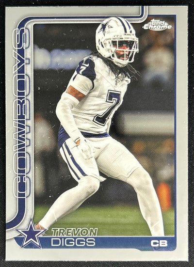 Trevon Diggs 2025 Topps Chrome Cowboys Default Title Sports Trading Cards
