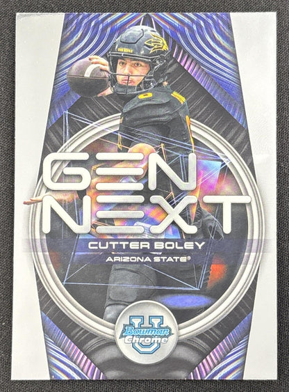 Cutter Boley 2026 Bowman Gen Next Sun Devils