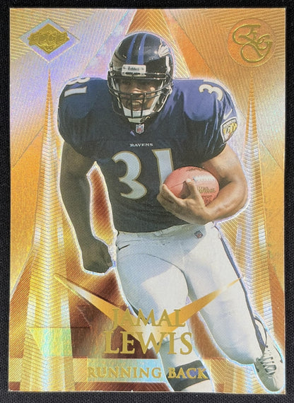 Jamal Lewis 2000 Collector's Edge EG Golden /2000 Ravens Sports Trading Cards