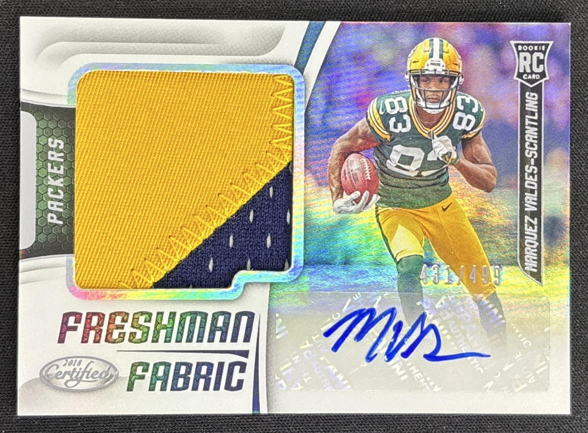 Marquez Valdes-Scantling 2018 Panini Certified /499 Packers