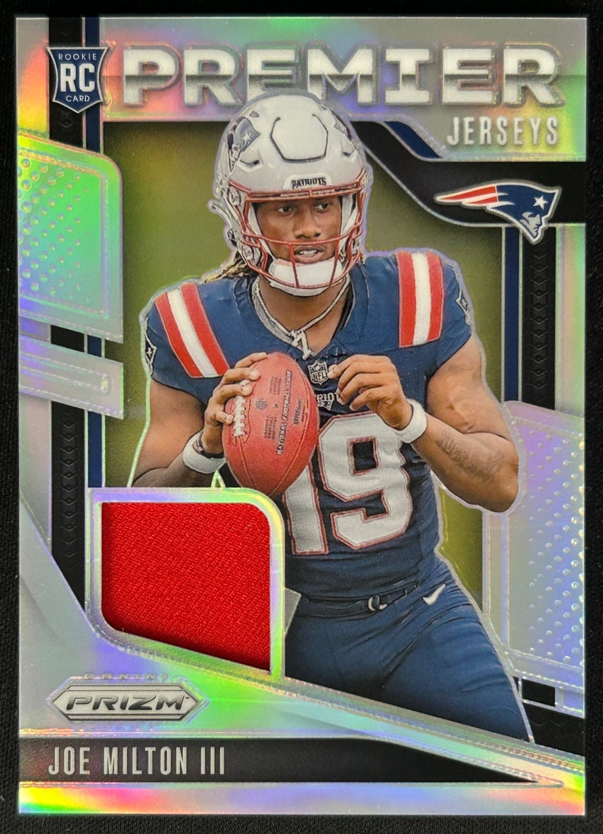 Joe Milton III 2024 Prizm Premier Jerseys Patriots