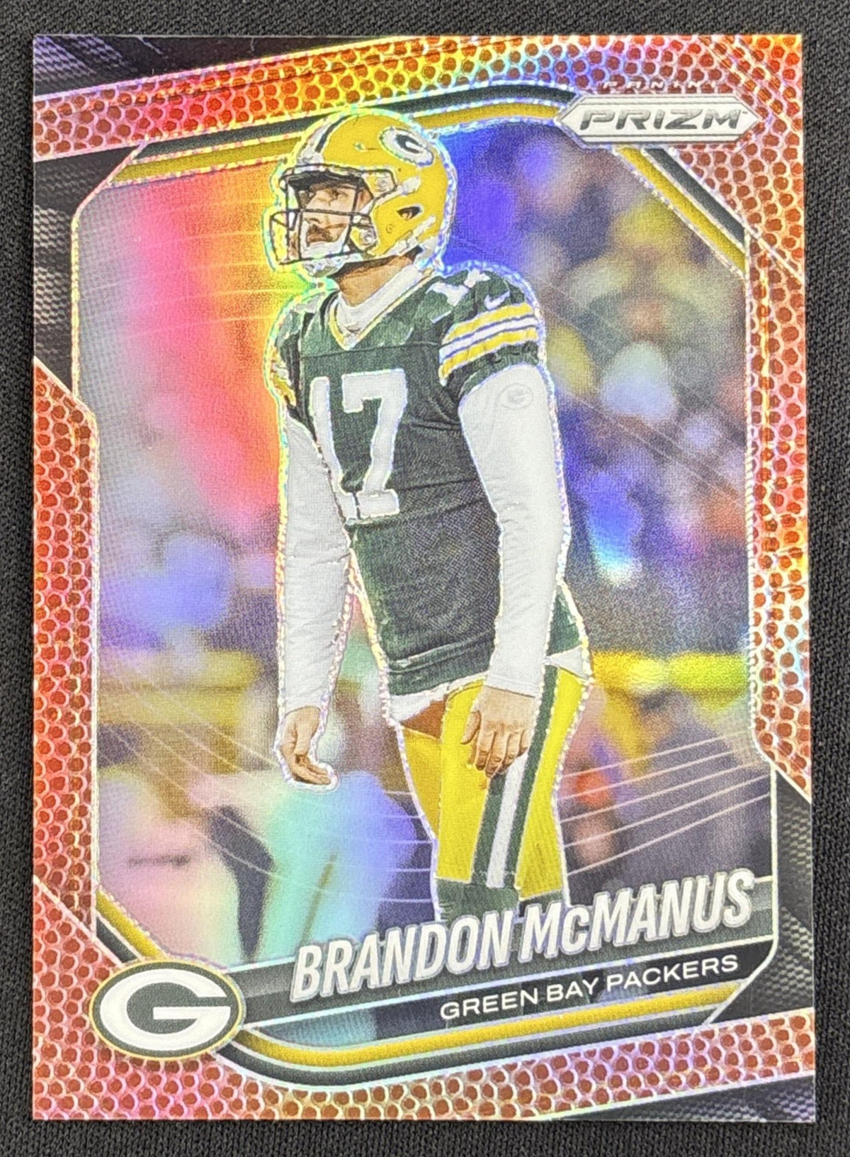 Brandon McManus 2025 Panini Prizm Pigskin /180 Packers