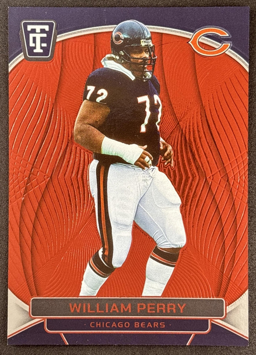 William Perry 2024 Panini Totally Certified Legends Mirror Red /249 Bears Chicago Bears Default Title Sports Trading Cards