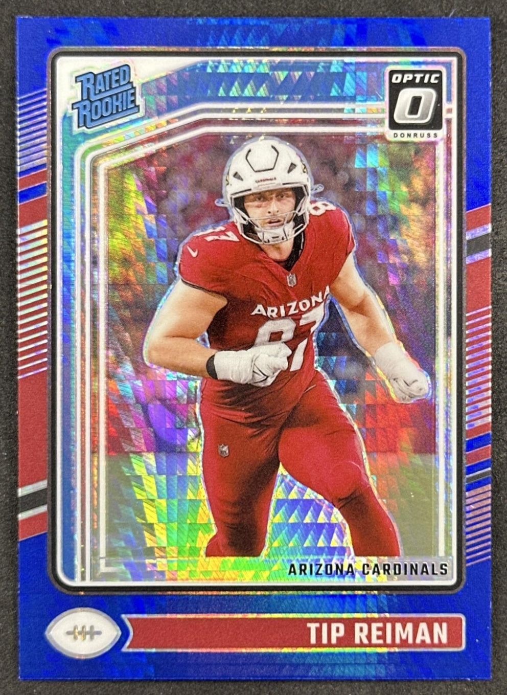 Tip Reiman 2024 Panini Donruss Optic Blue Hyper Cardinals