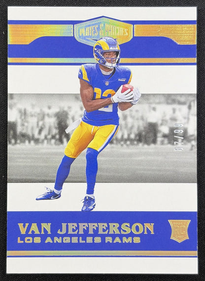 Van Jefferson 2020 Panini Plates & Patches /99 Rams