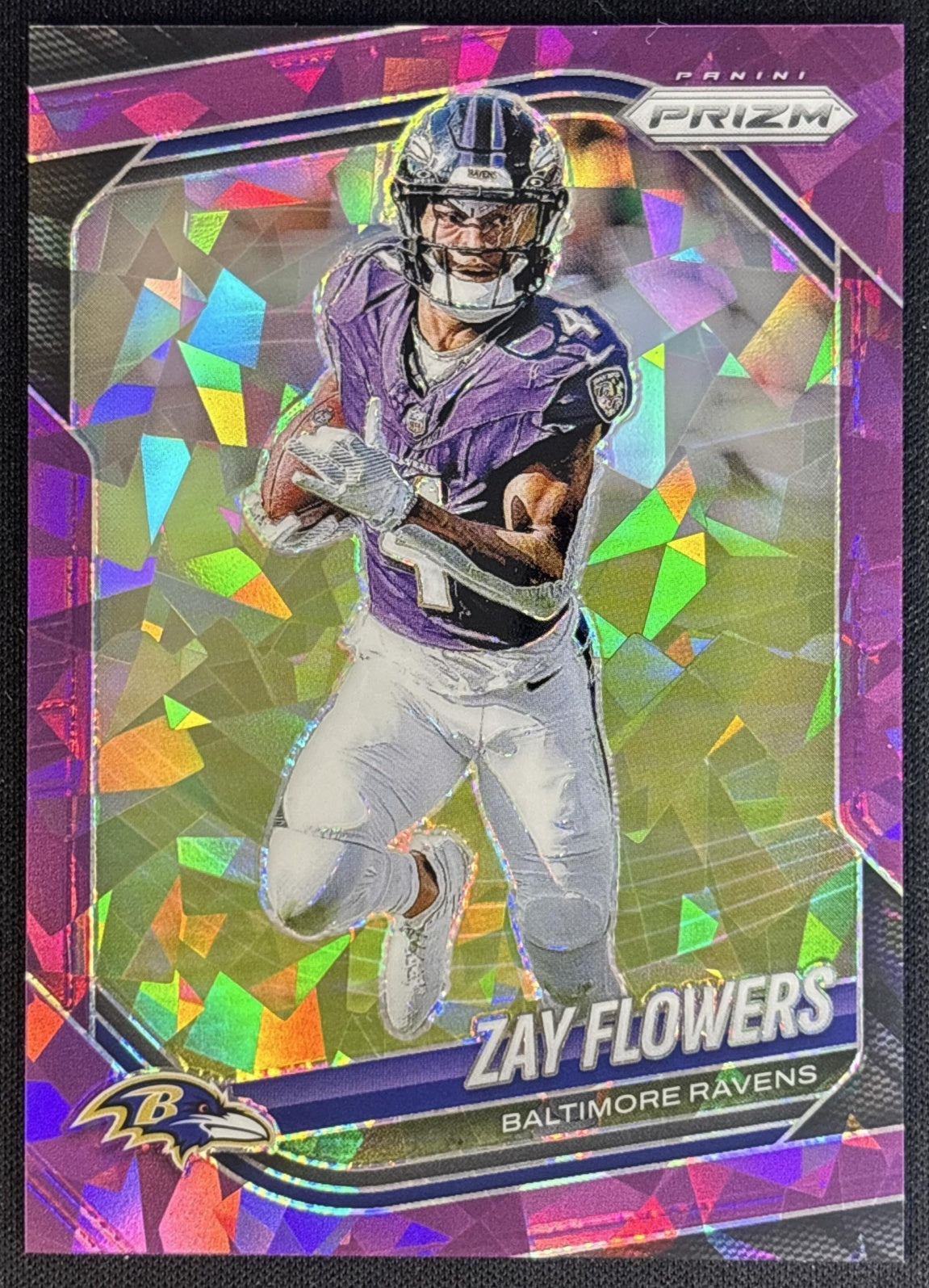 Zay Flowers 2025 Panini Prizm Purple Ice /225 Ravens Default Title Football