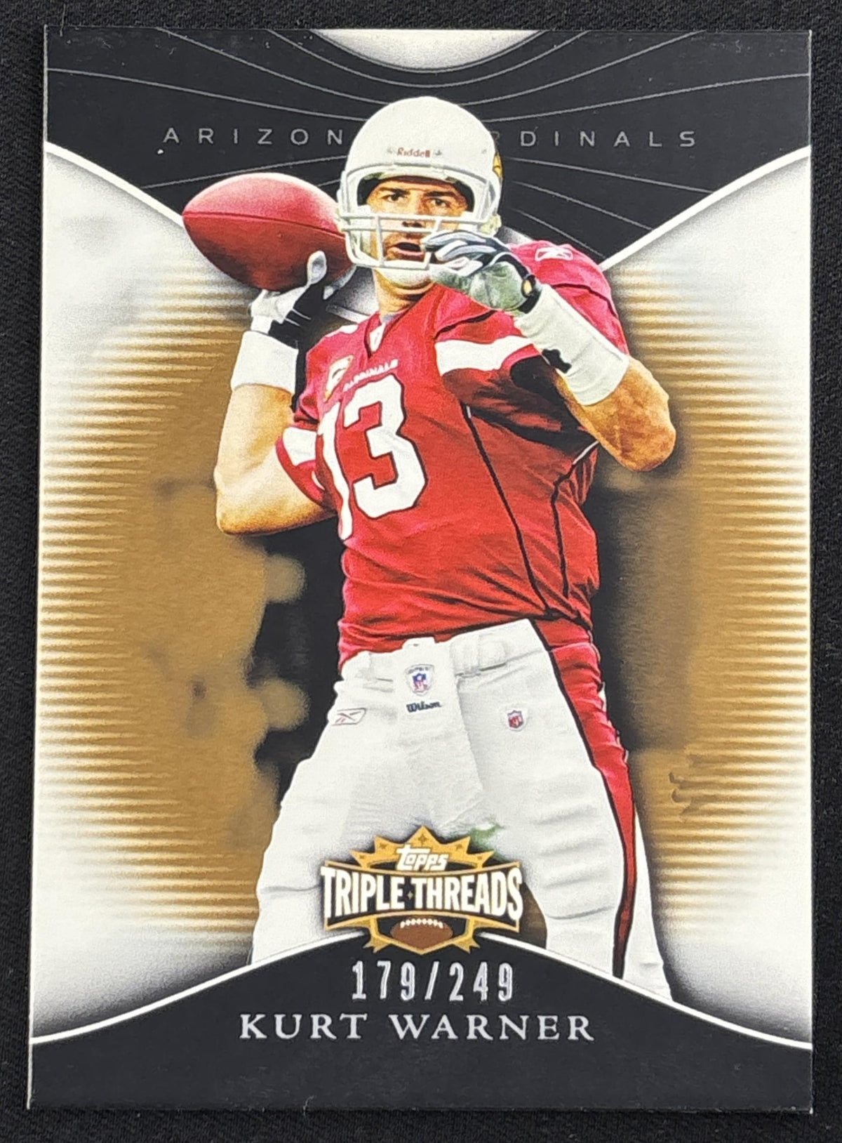 Kurt Warner 2009 Topps Triple Threads Sepia /249 Cardinals - Front
