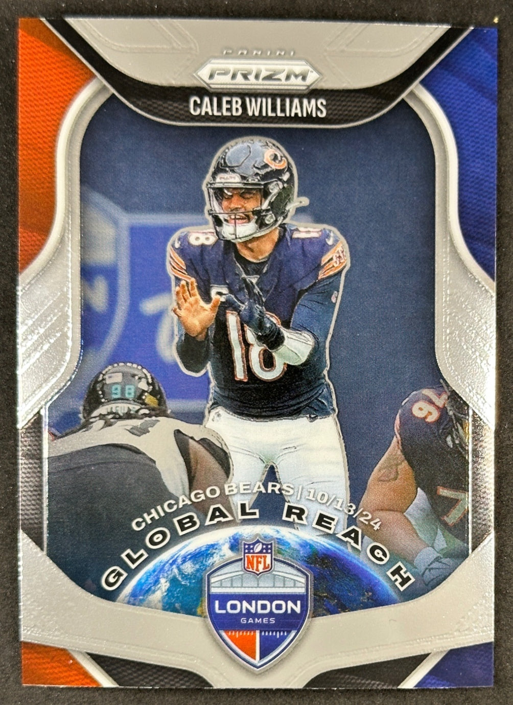 Caleb Williams 2025 Prizm Global Reach Green Bears Default Title Football