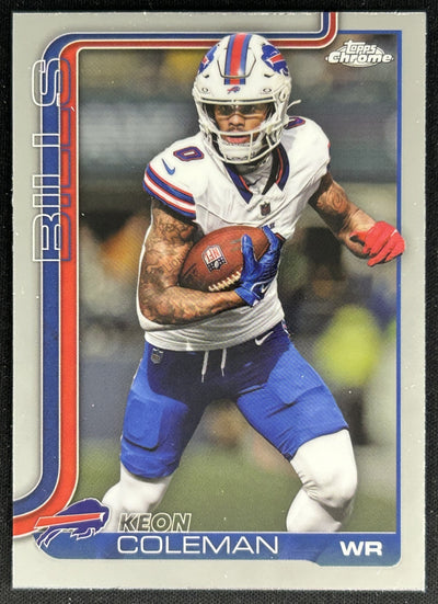 Keon Coleman 2025 Topps Chrome Bills Default Title