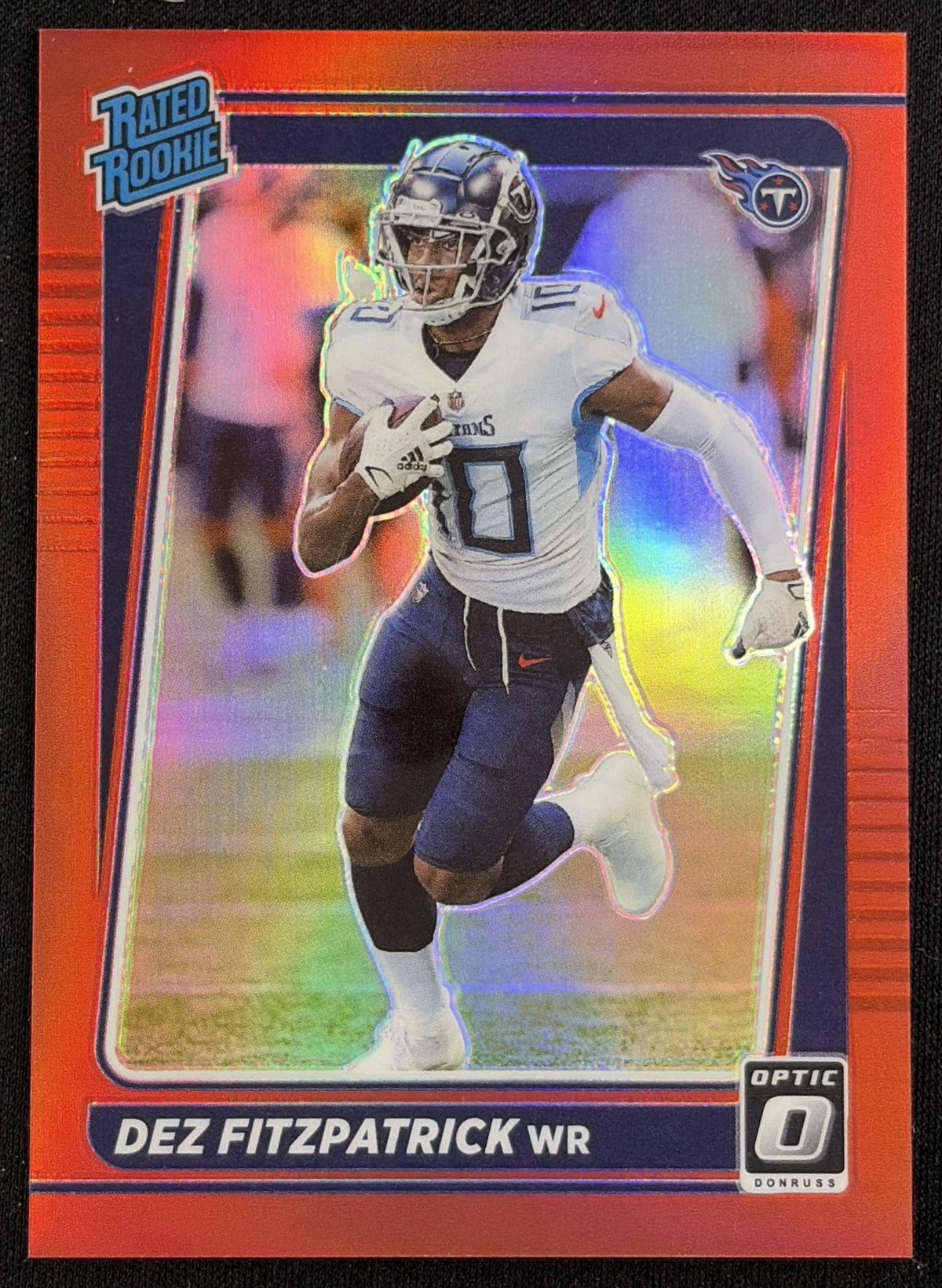 Dez Fitzpatrick 2021 Panini Donruss Optic Red /99 Titans Sports Trading Card