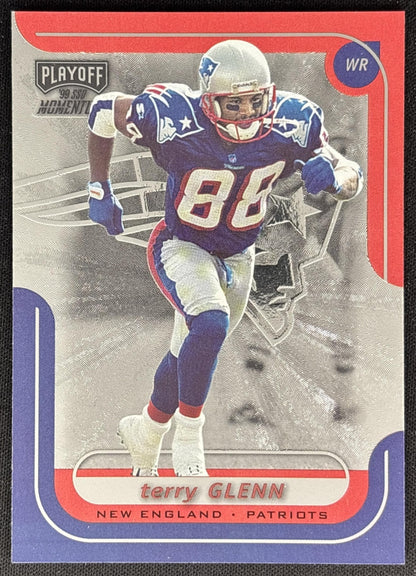 Terry Glenn 1999 Playoff Momentum SSD Patriots front