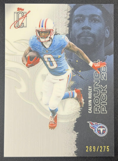 Calvin Ridley 2025 Topps Signature Class Chrome Veteran Silver Refractor /275 Titans