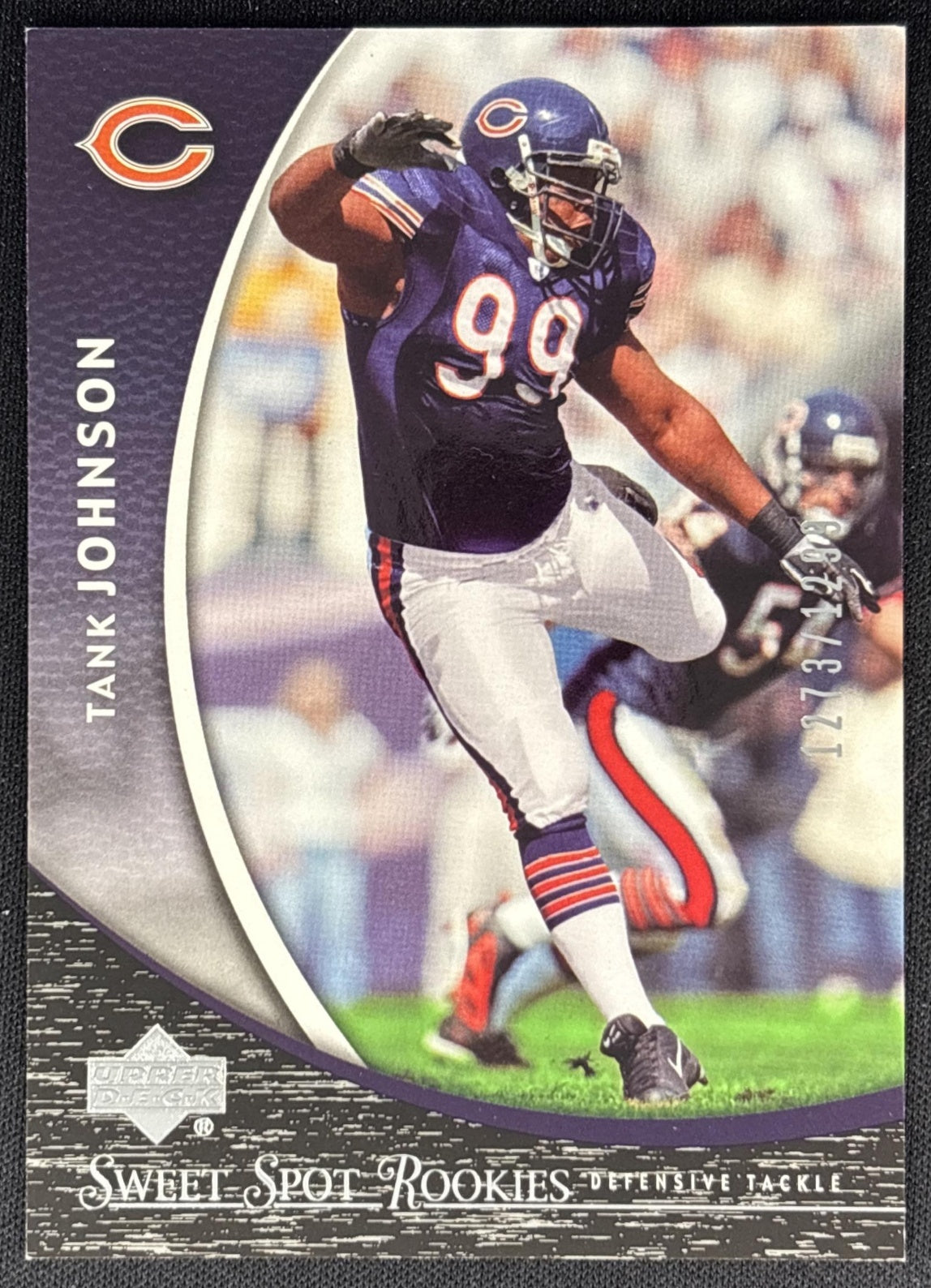 Terry Johnson 2004 Upper Deck Sweet Spot /1299 Bears front