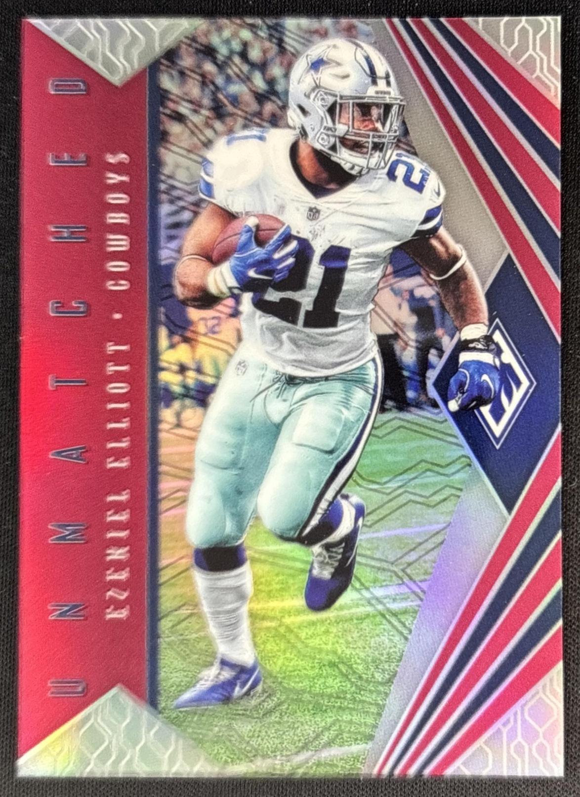 Ezekiel Elliott 2018 Panini Phoenix Unmatched Pink /199 Cowboys
