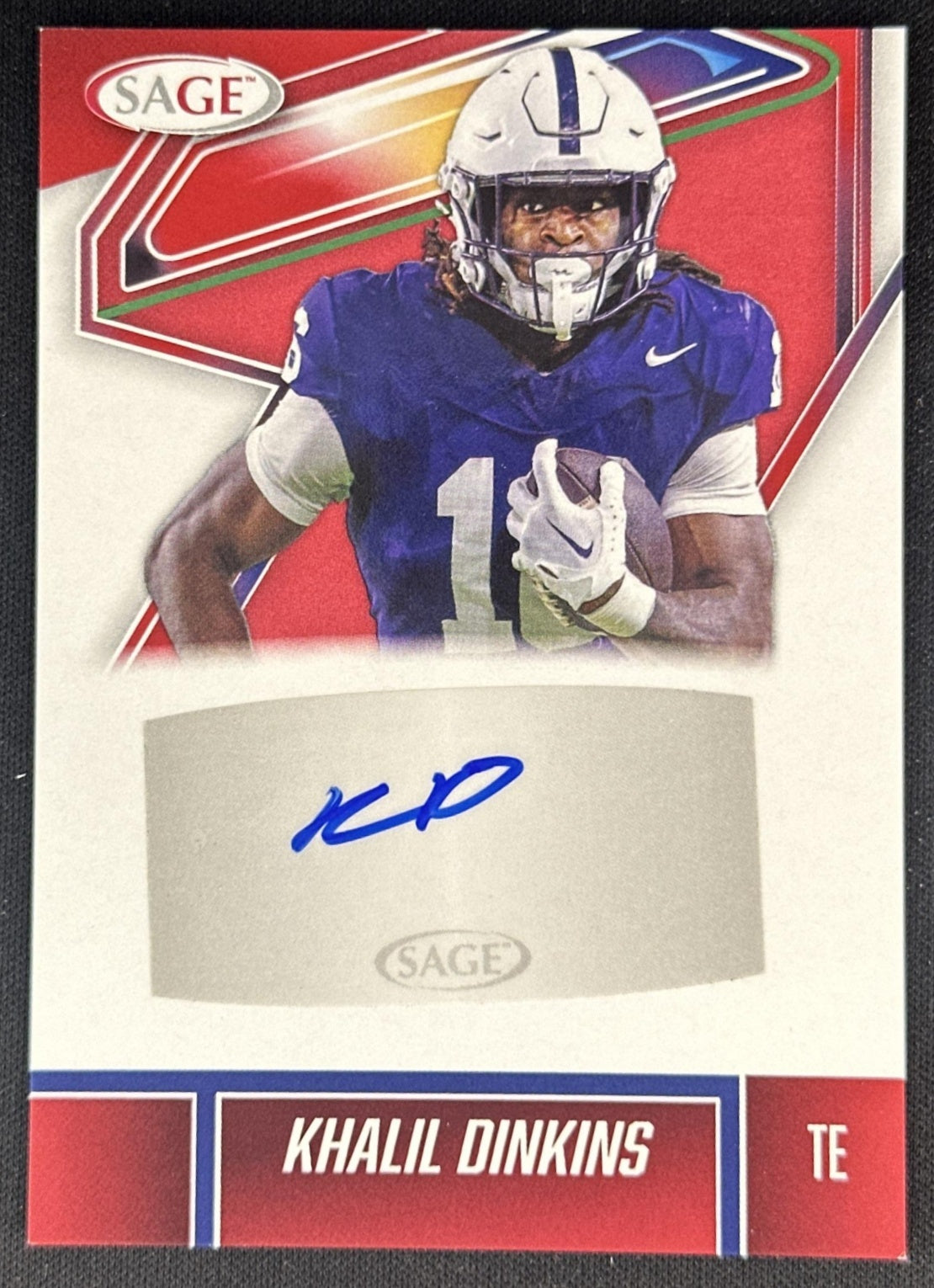 Khalil Dinkins 2025 SAGE Auto Penn State 49ers Default Title Sports Trading Cards