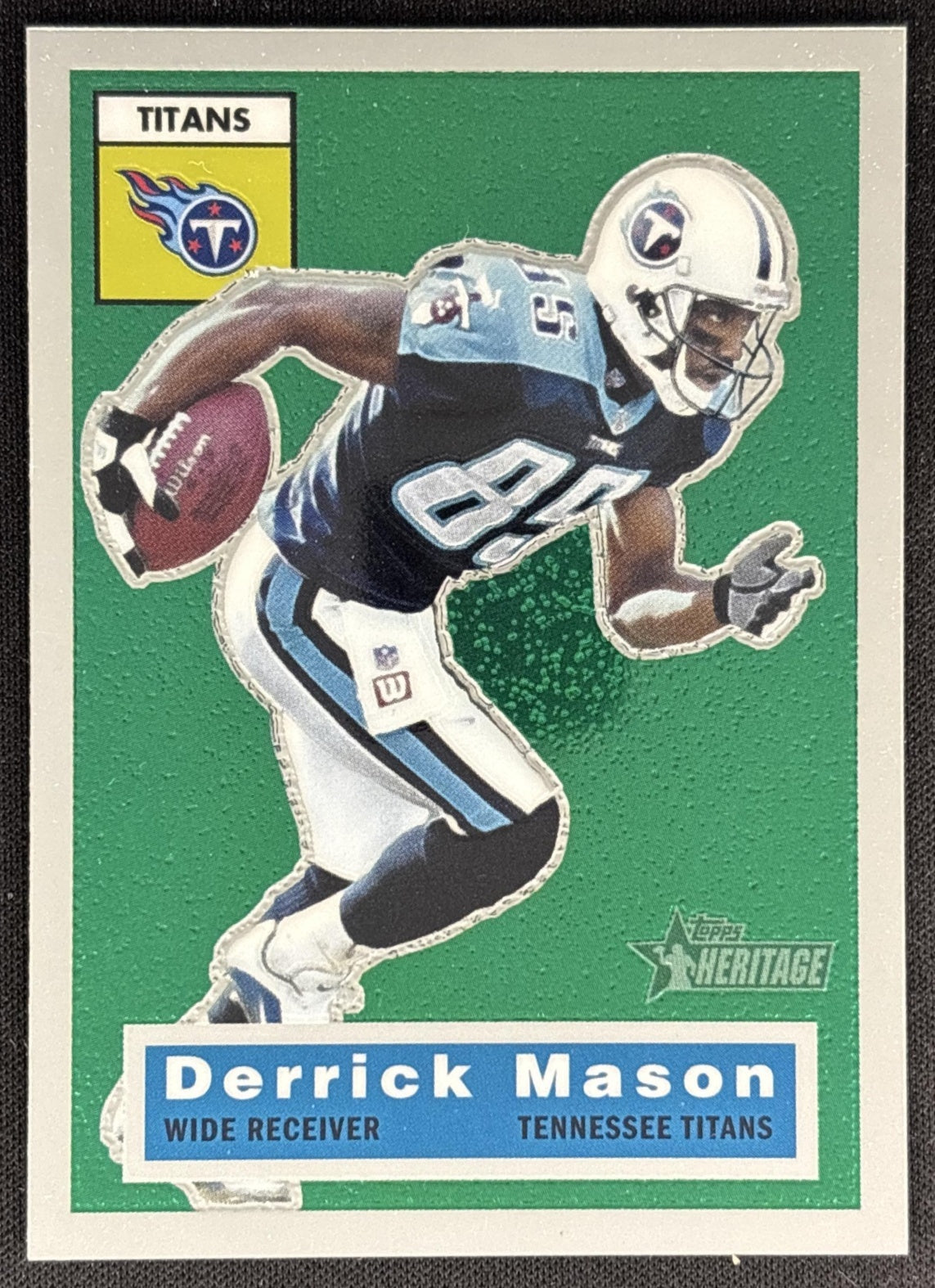 Derrick Mason 2001 Topps Heritage Retrofractor /556 Titans front