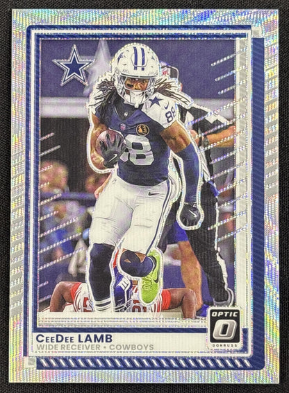 CeeDee Lamb 2025 Panini Donruss Optic Wave Prizm /300 Cowboys