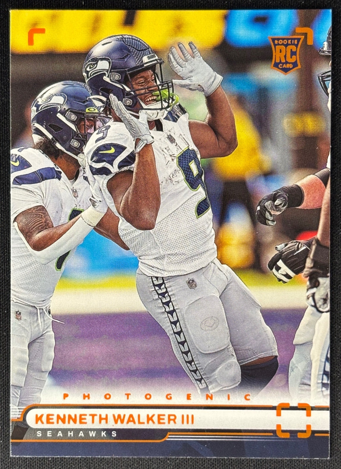 Kenneth Walker III 2022 Chronicles Photogenic Orange Seahawks