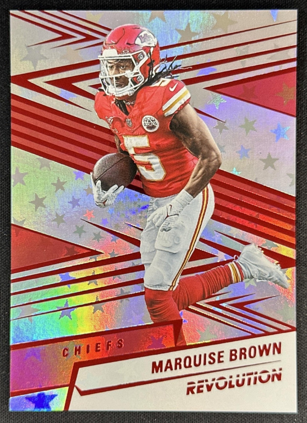 Marquise Brown 2025 Panini Revolution Red Astro Chiefs