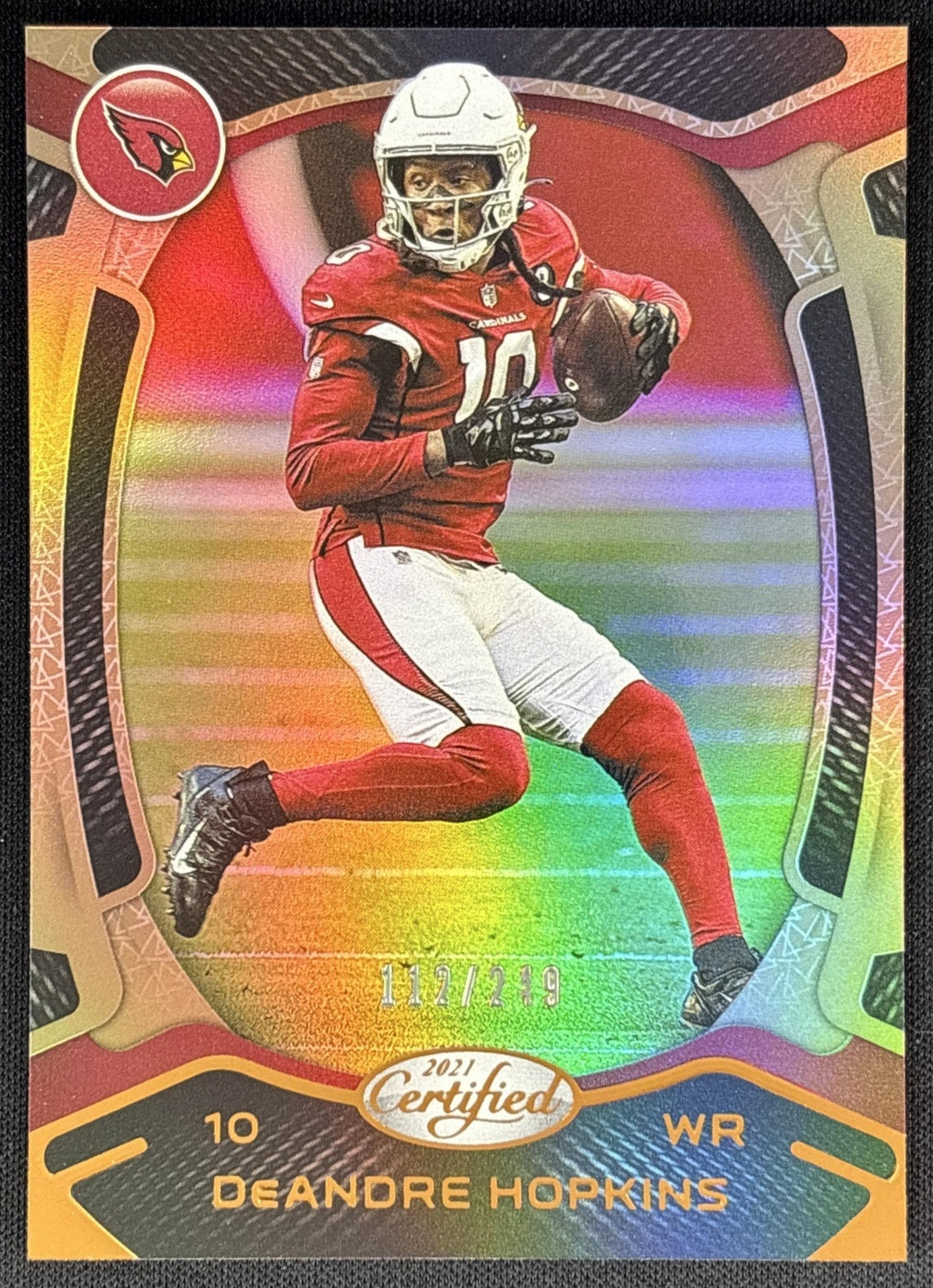 DeAndre Hopkins 2021 Panini Certified Mirror Bronze /249 Cardinals Sports Trading Cards