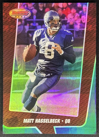 Matt Hasselbeck 2004 Bowman's Best Red /499 Seahawks Sports Trading Cards