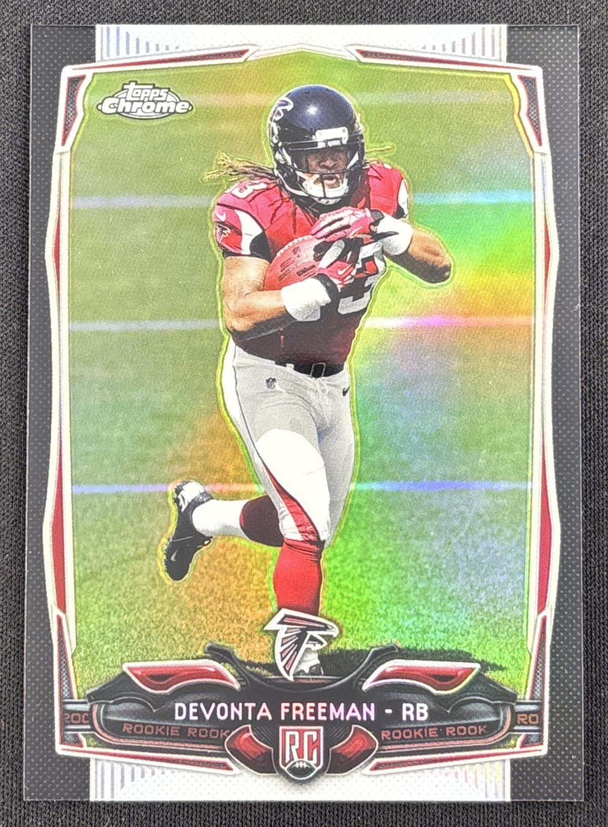 Devonta Freeman 2014 Topps Chrome Black Refractor /299 Falcons