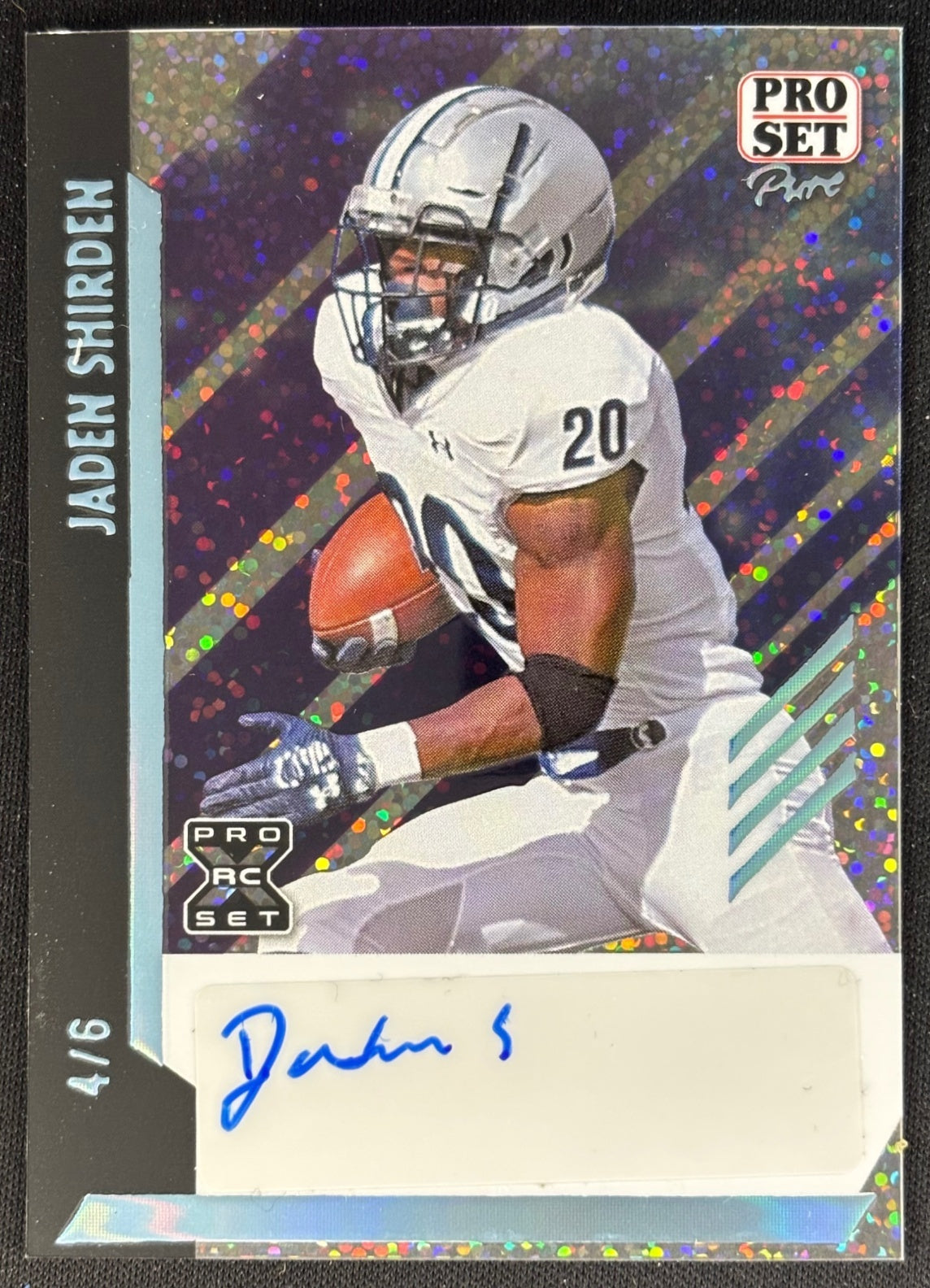 Jonathan Santucci 2024 Vivid Auto Crystal White /6 Sports Trading Cards