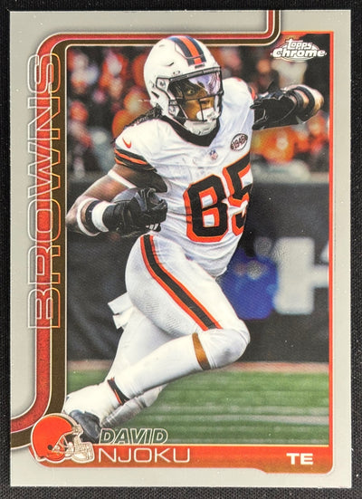 David Njoku 2025 Topps Chrome Browns Sports Trading Cards