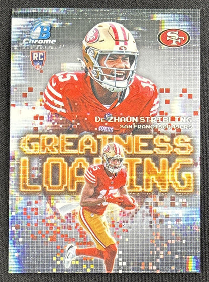 De'Zhaun Stribling 2026 Bowman Greatness Loading 49ers
